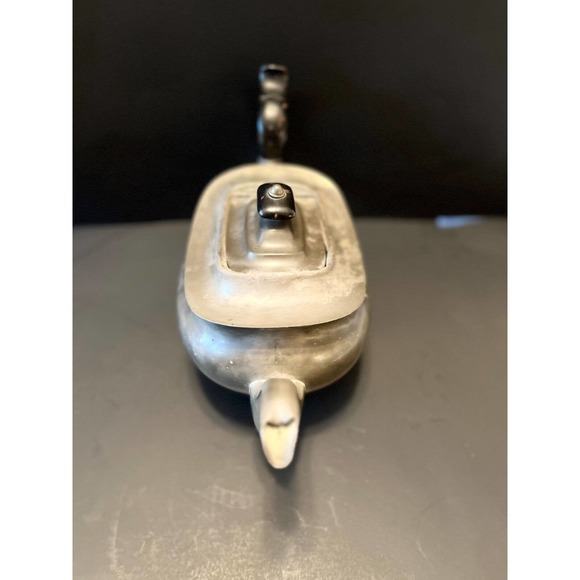 Original Antique Dixon & Son Coffee Footed Teapot Wood Handle 1800s - Picture 3 of 12